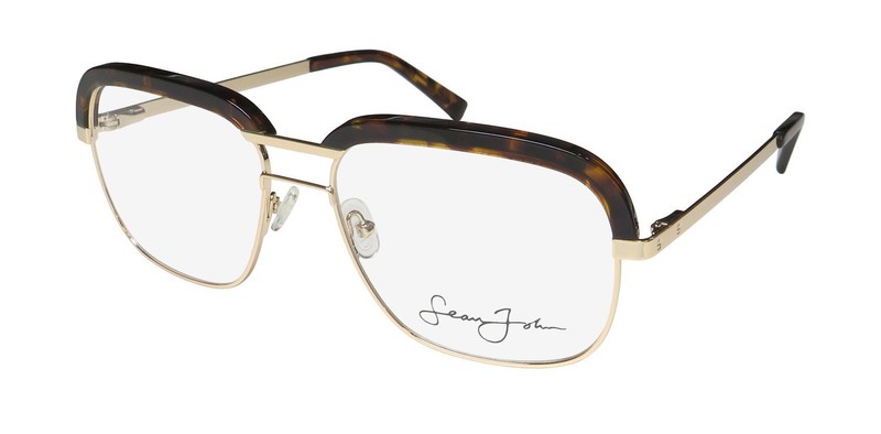 NEW SEAN JOHN 5146 GLASSES METAL & PLASTIC 215 60-18-155 MENS FULL-RIM SQUARE