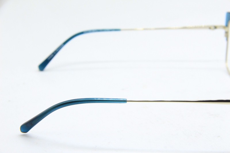 NEW MOREL KOALI 20069K VD14 BLUE GOLD AUTHENTIC EYEGLASSES 54-20 gallery