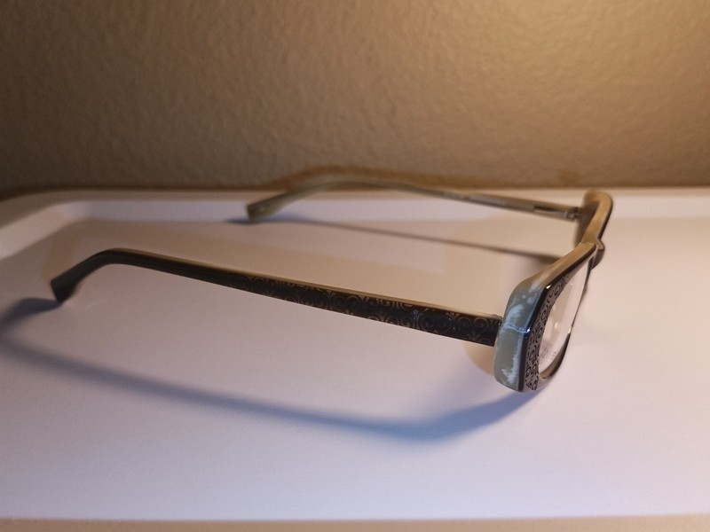 Dolabany Eyewear Parade Eyeglass Frames Only Full Glasses Brown Marble 51 16 140 gallery