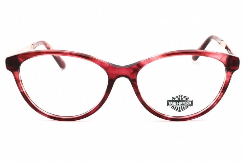 NEW Harley Davidson HD0570 069 Shiny Bordeaux 53mm Eyeglasses gallery