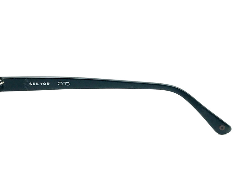 See You by METZLER Mod.360 302 Black Gunmetal Oval Eyeglasses Frames 51-20 140 gallery