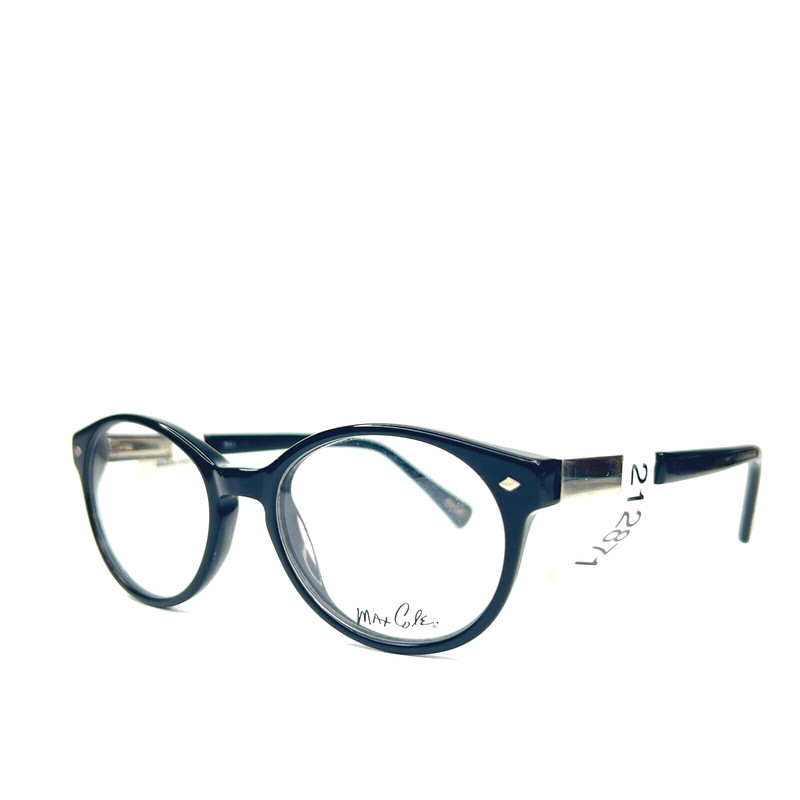 Max Cole MC1483 COL 90 Black Cat Eye Full Rim Eyeglasses Frames 50[]19 140 mm