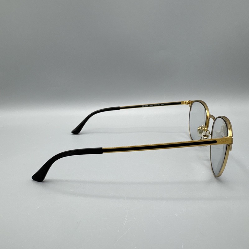 Ray-Ban Eyeglasses RB6375 2890 Round Black Gold 51-18-145 Clubmaster FRAMES ONLY gallery