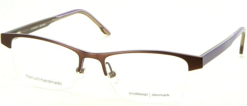 NEW PRODESIGN DENMARK 1398 5021 BROWN MATTE EYEGLASSES GLASSES FRAME 52-17-140mm
