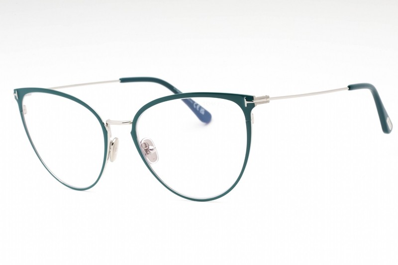 TOM FORD TF5840-087-56 Eyeglasses Frame Size 56mm 18mm 140mm TURQUOISE Women 88