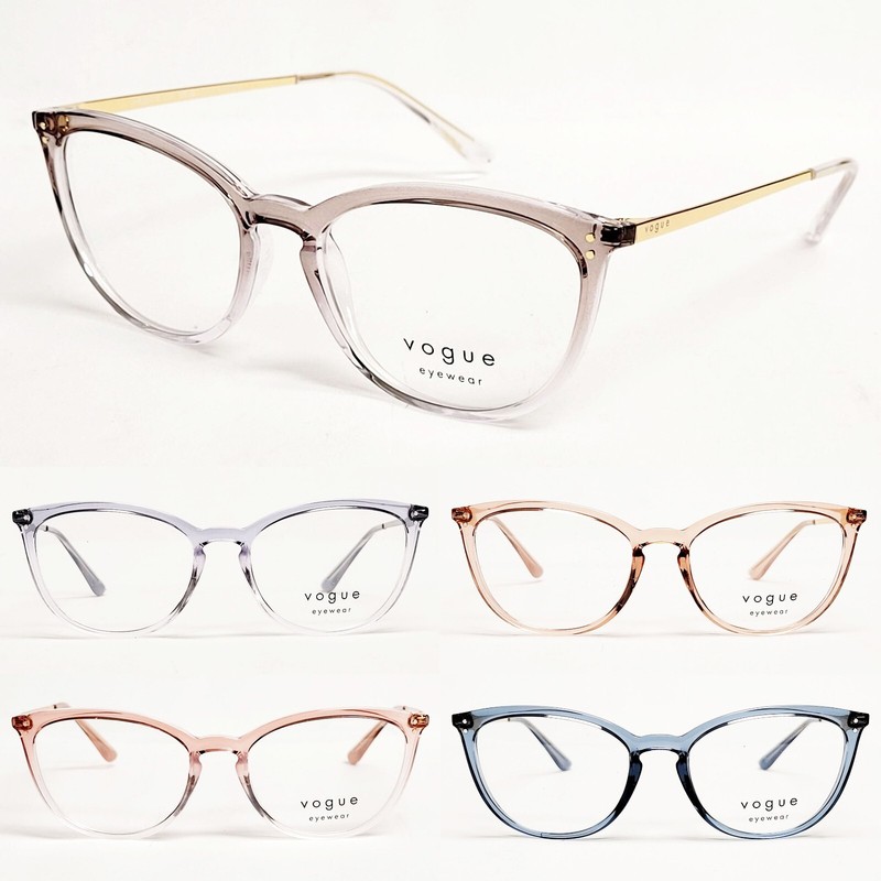 Vogue Eyewear Eyeglass Frames Transparent Cat Eye Frame Eyeglasses VO5276