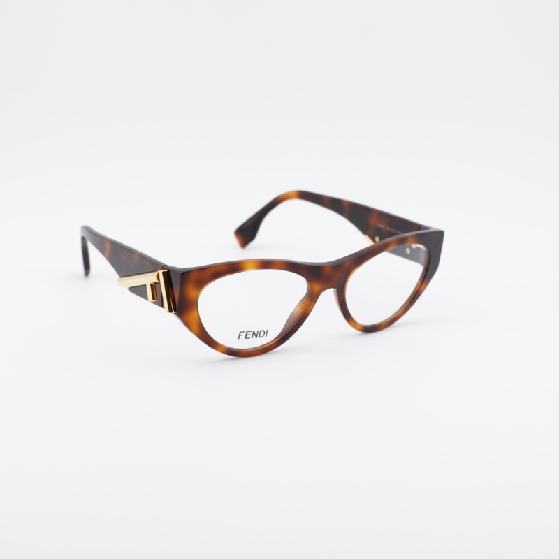 Fendi FE50092I 053 Havana 52mm Eyeglasses New Authentic gallery