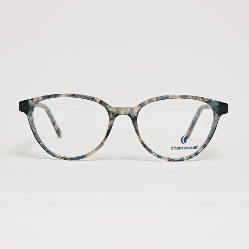 Charmossas Day Forest Women’s Glasses in Aqua/Rose Brown Tortoise | Size: 53mm