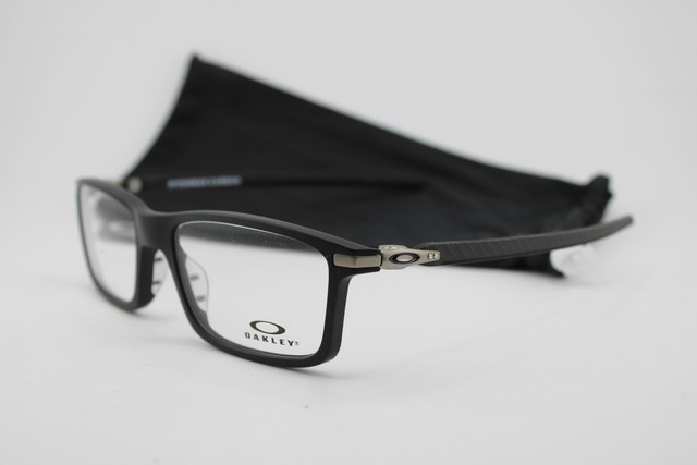 NEW OAKLEY OX8092-0155 PITCHMAN CARBON SATIN BLACK AUTHENTIC EYEGLASSES 55-18
