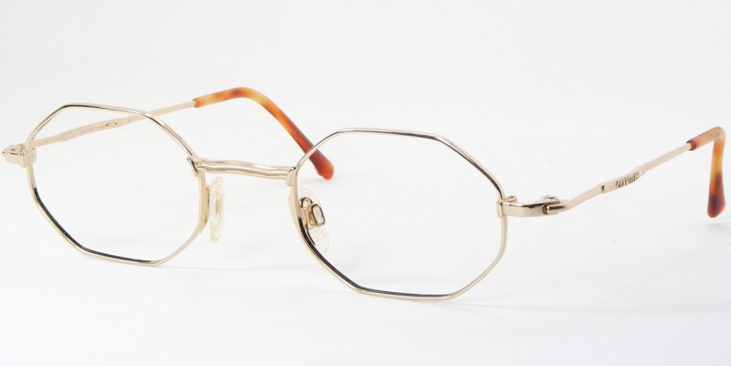 Vintage Cerruti 1881 LUNETTES C 1405 A GP GOLD RARE EYEGLASSES 46-22-140 (NOTES)