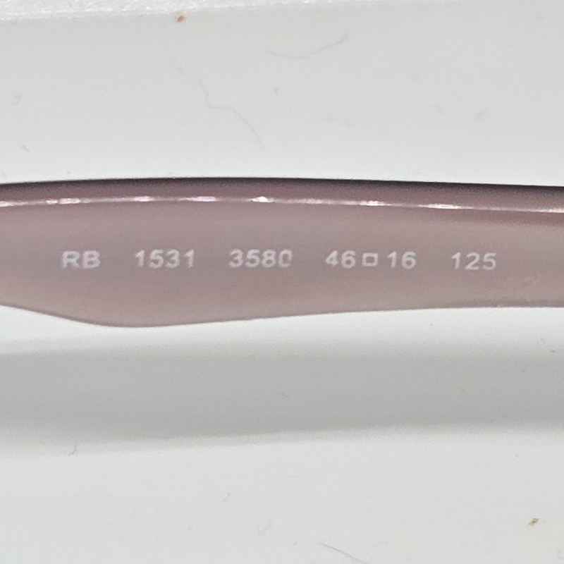SMALL YOUTH Ray-Ban RB 1531 3580 Eyeglasses Frames Tortoise Pink 46-16-125 gallery
