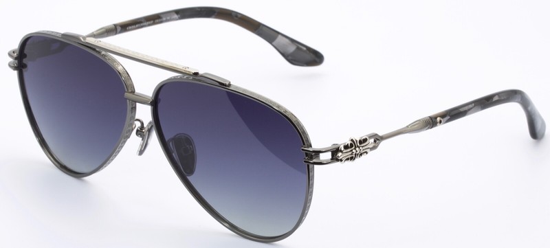 Brand New Heavy Titanium Metal chrome Heart Style Mens Large glass61-21-150 gallery