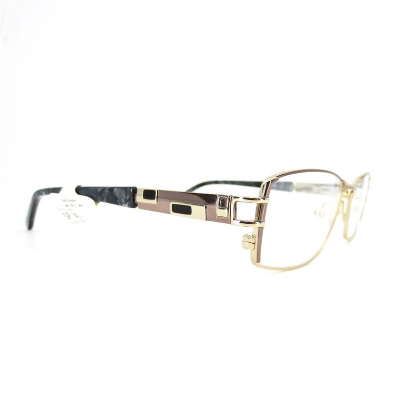 SPLENDOR SP 813 GR Gold Womens Rectangle Eyeglasses 53-16-135 gallery