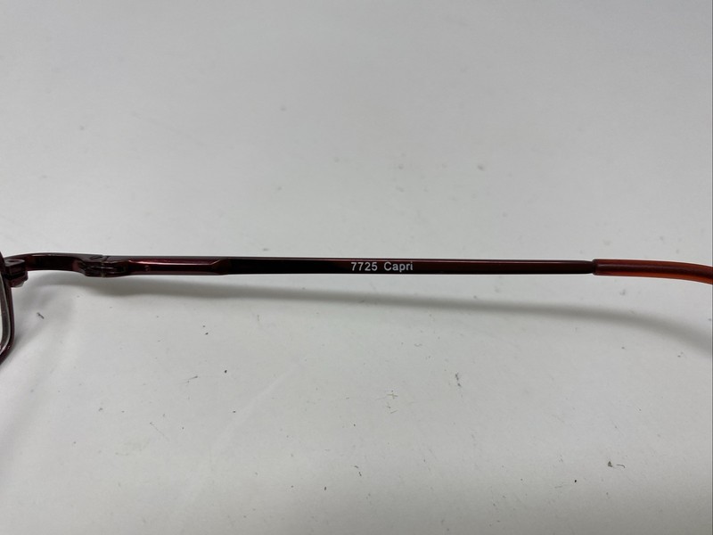 CAPRI PEACHTREE PT 7725 Burgundy 46-19-135 Metal Full Rim Eyeglasses Frame JW54 gallery