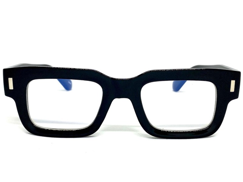 Men's Classic Vintage Retro Style Computer EYE GLASSES Thick Square Black Frame gallery
