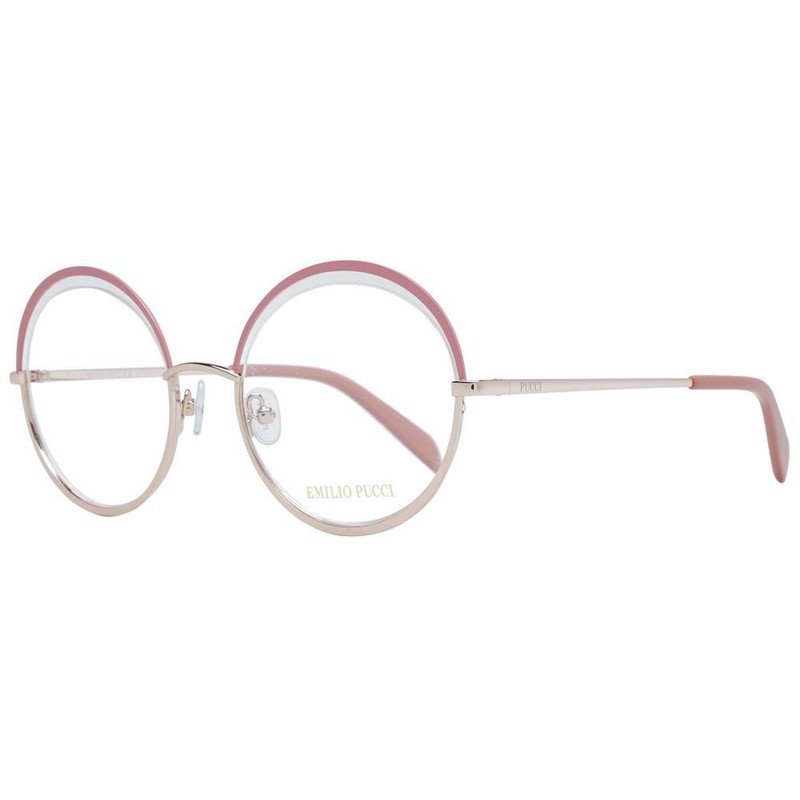 Emilio Pucci Pink Metal Glasses (Frames) 100% Authentic