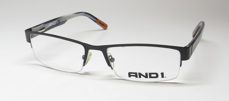 AND1 ANDO502 EYEGLASS FRAME/GLASSES MENS FASHION HALF-RIM DESIGN PREMIUM SEGMENT