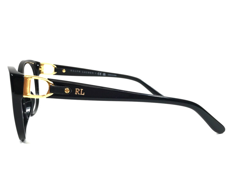 Ralph Lauren Eyeglasses Frames RL6235QU 5001 Black Asian Fit Leather 54-17-140 gallery