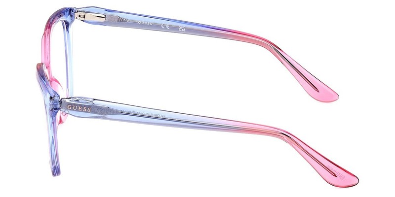 GUESS GU2965 092 Blue Plastic Cat Eye Optical Eyeglasses Frame 55-18-140 gallery