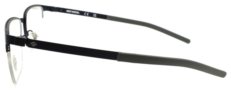 Harley Davidson HD50019 091 Men's Eyeglasses Half-rim 56-17-145 Matte Blue gallery
