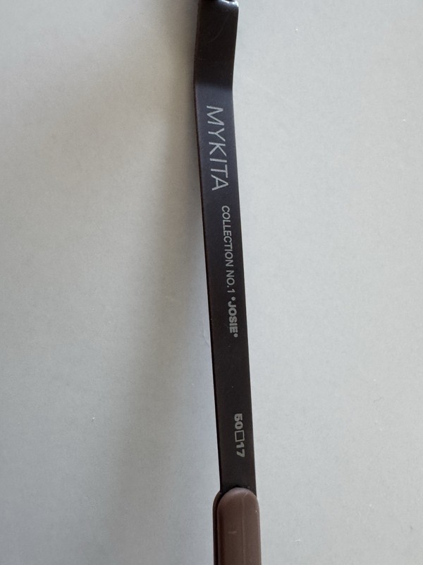 Mykita Josie No.1 Eyeglasses FRAMES 05 Matte Brown 50[]18-125 Germany Handmade gallery
