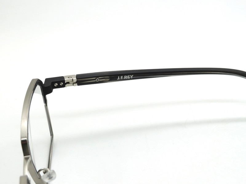 J.F. REY JF3051 2829 Matte Silver/Black 54mm Authentic Eyeglasses gallery