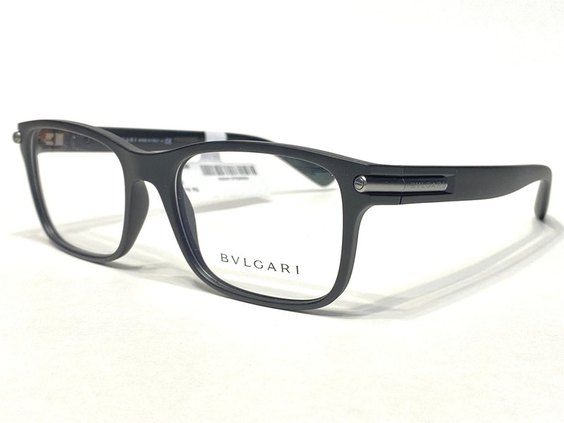 Men’s Bvlgari Eyeglasses Frames BV3039 938 Black & Gunmetal 54/18~145 NEW