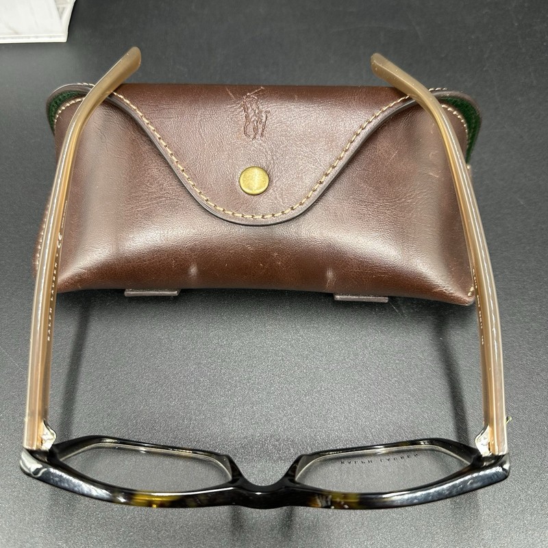 NEW RALPH LAUREN RL 6118 5003 DARK HAVANA EYEGLASSES RL6118 52-17-145 B38mm gallery