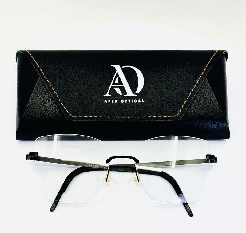 NEW LINDBERG STRIP 3P 2364 030/C8A3 U9 Black (Chassis) Eyeglasses N/A-17-130