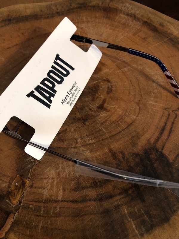 TapouT TAPMO106 Eyeglasses Glasses Optical Frame Shiny Dark Gunmetal 53-18-140 gallery