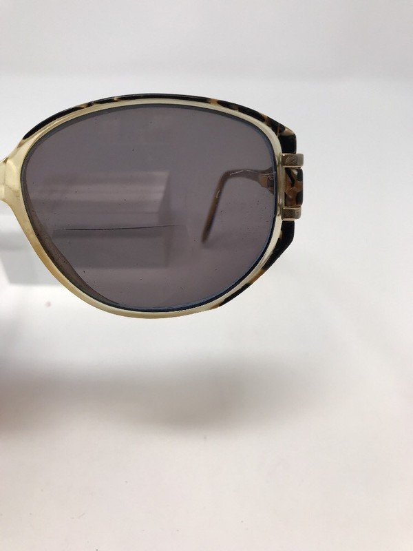 Simon Chang Eyeglasses 53-15-135 Gold Antique Clear Marble Silver Black EV51 gallery
