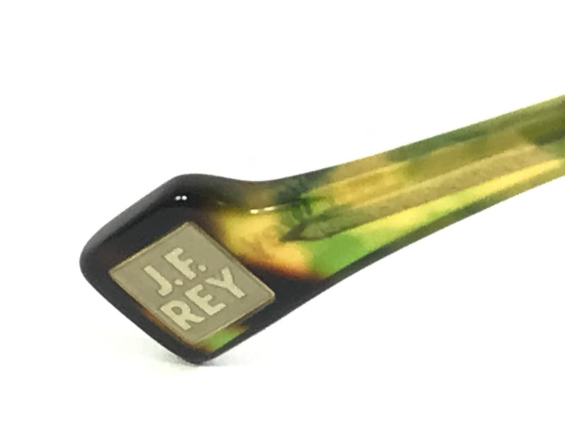 J.F. Rey Eyeglasses Frames JF1424 4090 Demi Green Tortoise Square 48-23-149 gallery