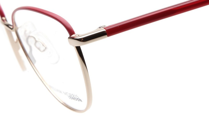 New William Morris LN50240 C3 Gold Red Eyeglasses Frame 49-16-130mm B40mm gallery