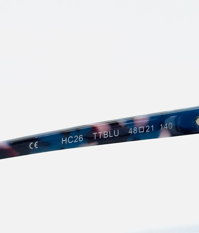NEW HARD CANDY HC26 TTBLU Blue Tortoise Womens Panto Eyeglasses 48-21-140 B:40 E gallery