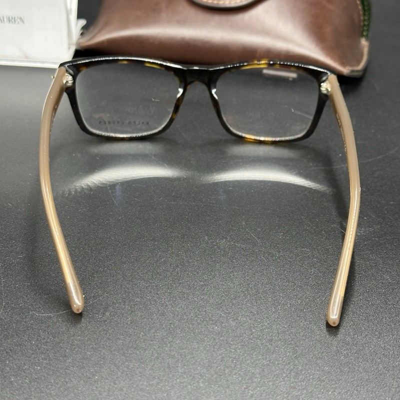 NEW RALPH LAUREN RL 6118 5003 DARK HAVANA EYEGLASSES RL6118 52-17-145 B38mm gallery
