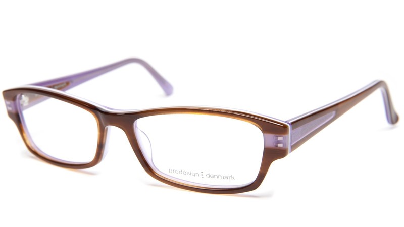 NEW PRODESIGN DENMARK 1748 c.5024 BROWN EYEGLASSES FRAME 51-15-135 B29mm Japan