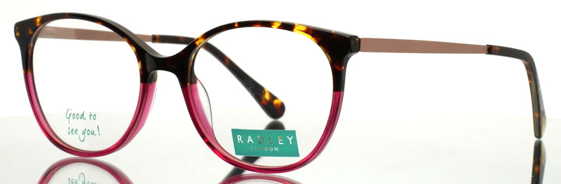 RADLEY RDO Yasmina 102 Tortoise Merlot Womens Round Eyeglasses 50-17-140 B:41