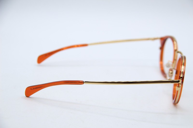 CELINE CL 50001U 042 CLEAR BROWN GOLD AUTHENTIC FRAMES EYEGLASSES 46-22 gallery