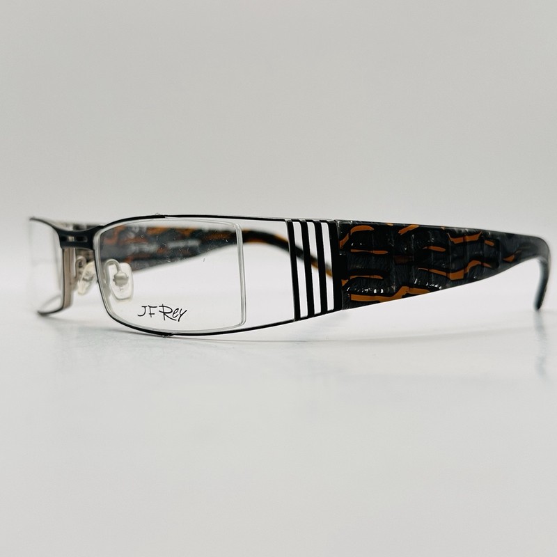 JF Rey Eyeglasses Men Women Square Black Brown Mod. JF 2363 0012 design NEW