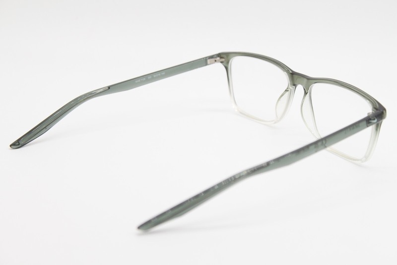 NEW NIKE 7125 300 GREEN GREY FADE AUTHENTIC EYEGLASSES 54-15 gallery
