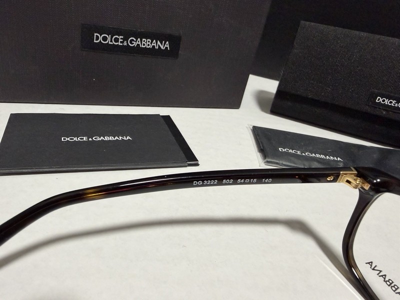 Dolce&Gabbana DG 3222 502 Tortoise Brown Cat Eye Full Rim 54-15-140 gallery