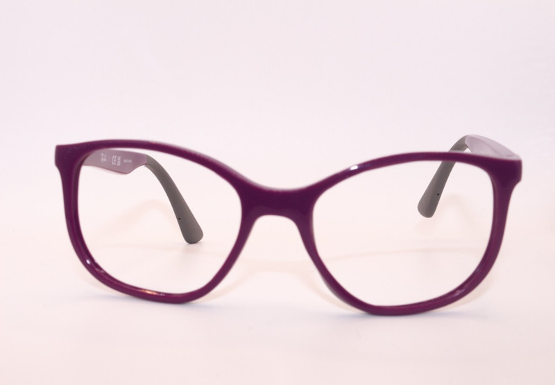 RAY BAN RB 9078V 3948 PURPLE GREY AUTHENTIC DESIGNER FRAMES EYEGLASSES 48-16 gallery
