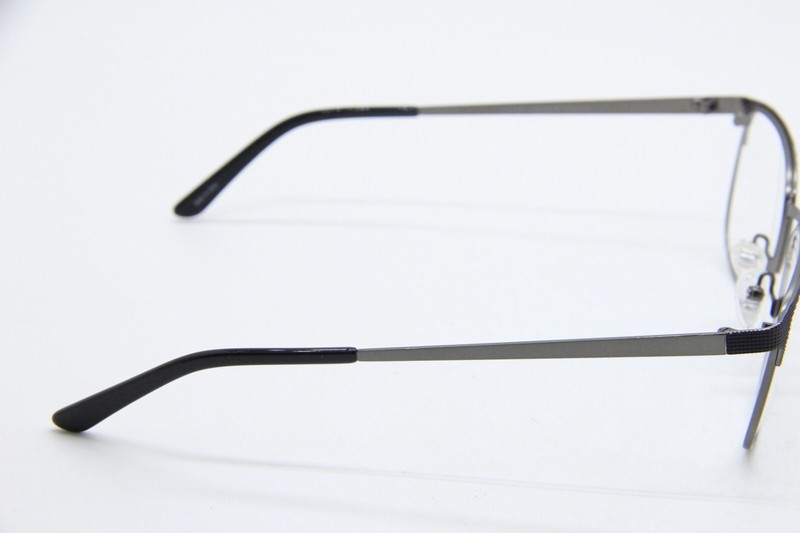 NEW MATCH EYEWEAR-TITANIUM FLEX MF-172 GUN/M.BLK AUTHENTIC EYEGLASSES 53-19 gallery