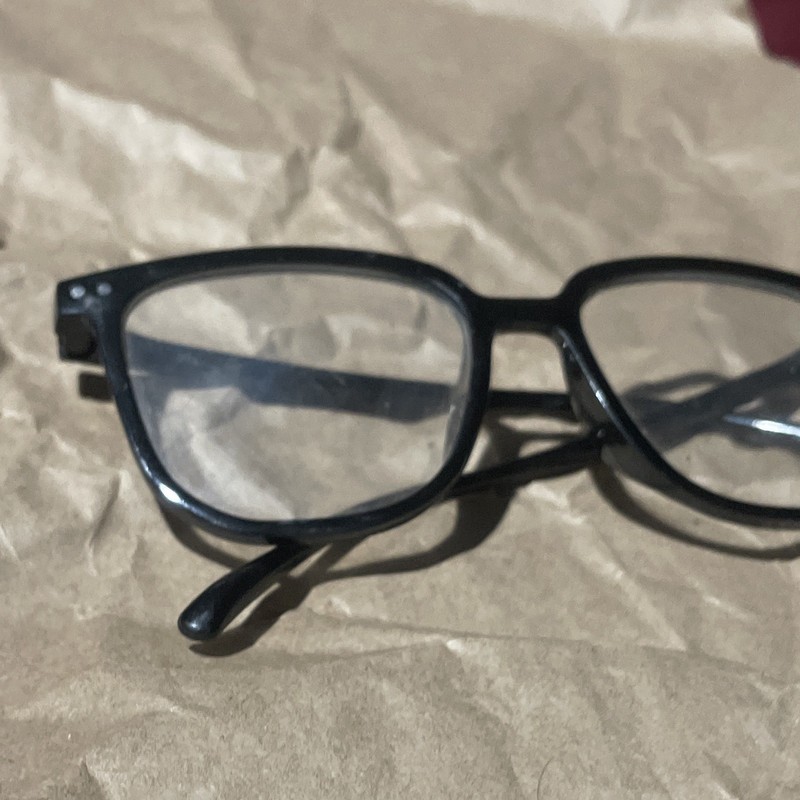 Rectangular Full Rim Plastic Eyeglasses Frames Black Solid Unisex Adults gallery