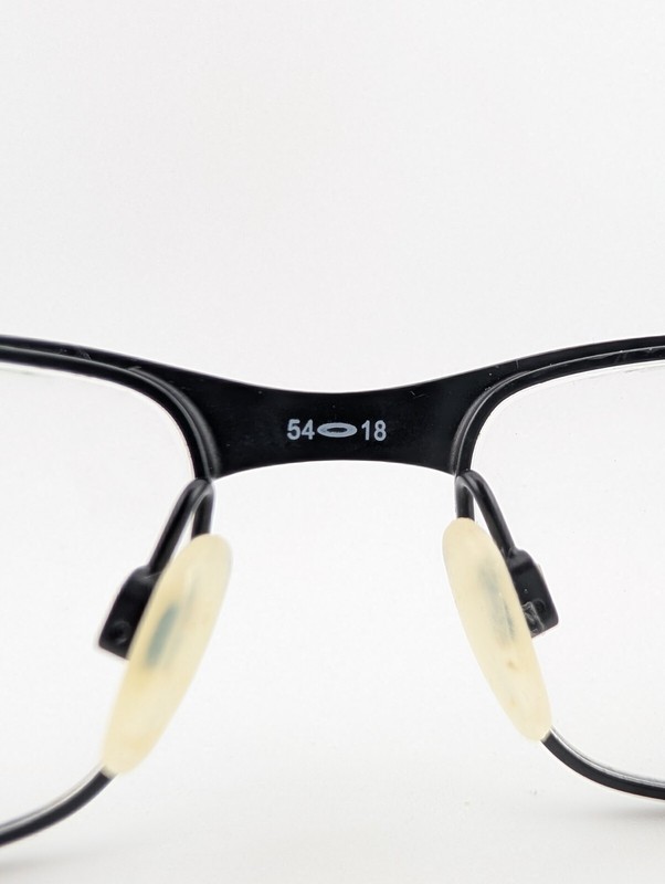 Oakley Eyeglasses Frames Only, STEEL PLATE, OX3222-0154, 54-18-141, Black gallery