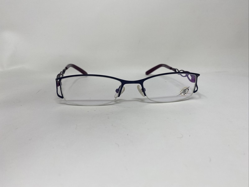 TAO BY TOP LOOK EYWEAR MOD 9897 3 50/18/135 NAVY BLUE PURPLE GERMANY RA11 gallery