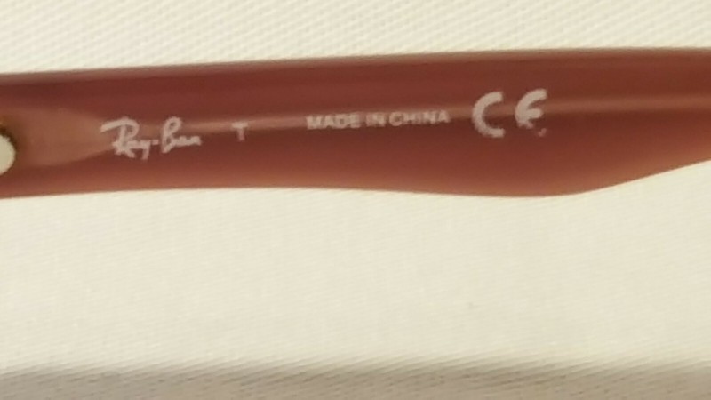 Ray Ban Eyeglasses RB 5150 2126 Brown on Violet Horn Rim Frame 50-19-135 gallery