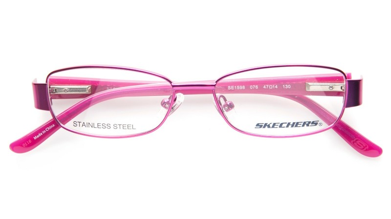 NEW SKECHERS Girl's SE 1598 076 MATTE FUXIA EYEGLASSES GLASSES 47-17-130 B26mm gallery