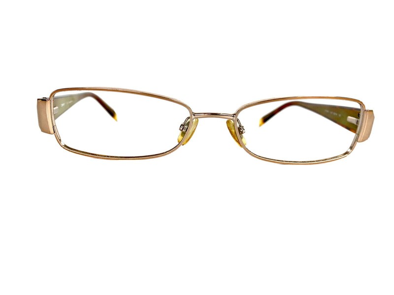 DKNY DY5566 1015 Gold & Green Tortoise Metal Eyeglasses Frame 53-16-140 Nose Pad