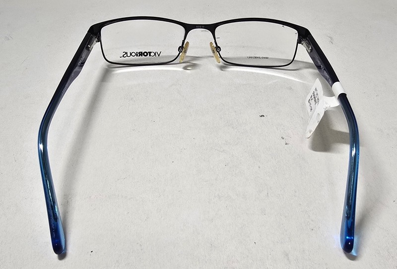 Victorious Vic V421 Black Eyeglass Frame 50-17-135 New gallery